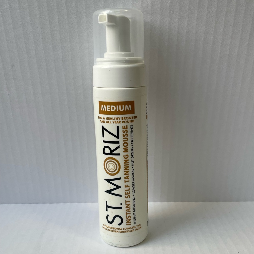 St Moriz Professional Medium Self Tanner Mousse - Sunless Instant Self Tanner